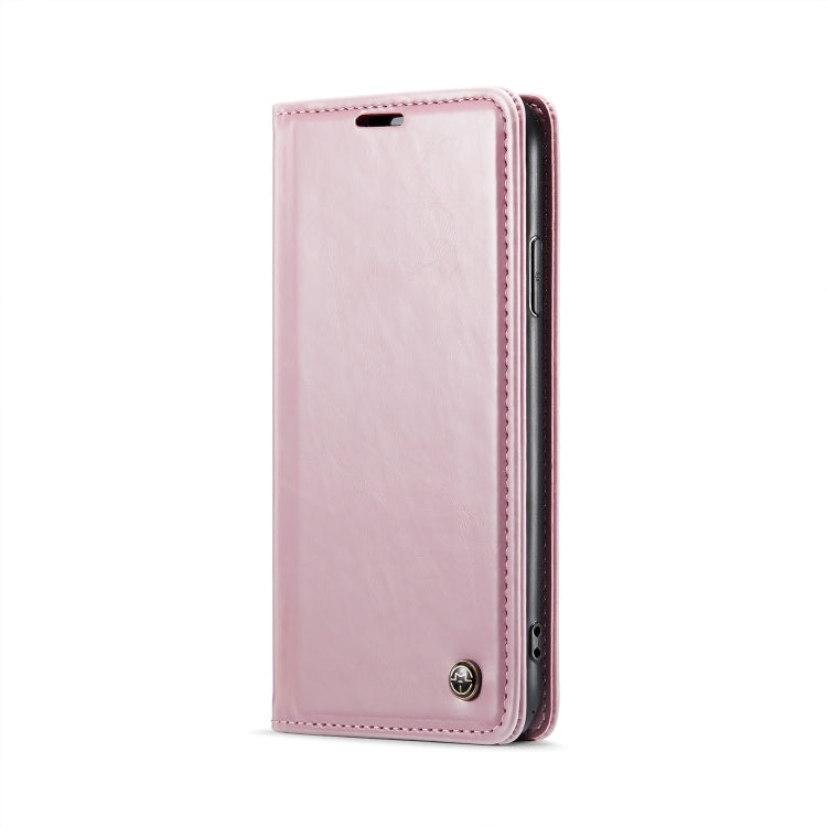 For iPhone 11 Pro Max CaseMe 003 Crazy Horse Texture Leather Phone Case(Rose Gold) - iPhone 11 Pro Max Cases by CaseMe | Online Shopping South Africa | PMC Jewellery | Buy Now Pay Later Mobicred