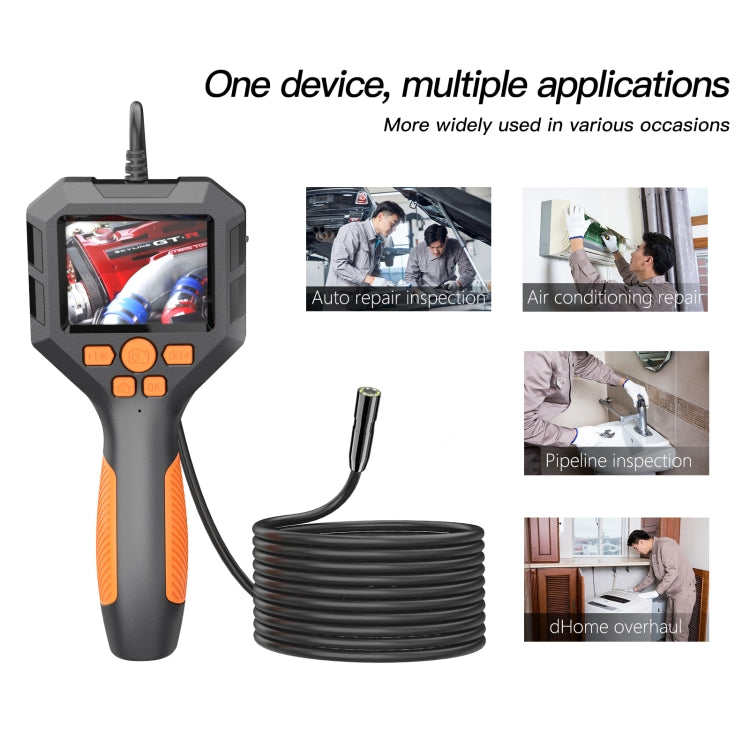 5.5mm P10 2.8 inch HD Handheld Endoscope with LCD Screen, Length:5m -  by PMC TechLife | Online Shopping South Africa | PMC TechLife | Buy Now Pay Later Mobicred