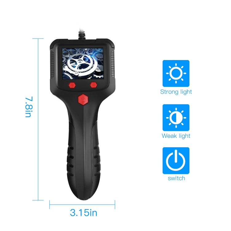 P100 5.5mm 2.4 inch HD Handheld Endoscope Hardlinewith with LCD Screen, Length:20m -  by PMC TechLife | Online Shopping South Africa | PMC TechLife | Buy Now Pay Later Mobicred