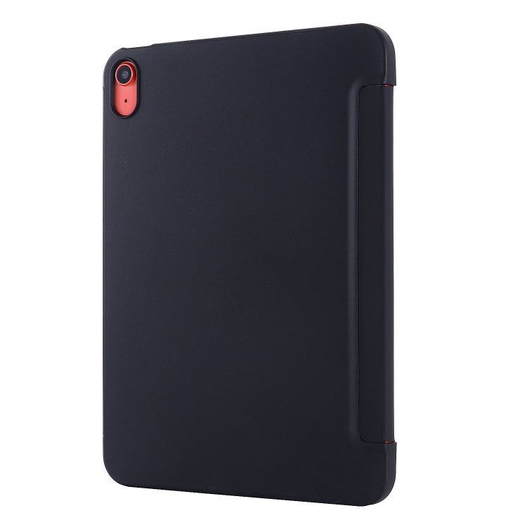 For iPad 10th Gen 10.9 2022 Tri-fold Holder Tablet Leather Case(Black) - iPad 10th Gen 10.9 Cases by PMC Jewellery | Online Shopping South Africa | PMC Jewellery