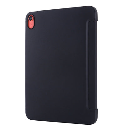 For iPad 10th Gen 10.9 2022 Tri-fold Holder Tablet Leather Case(Black) - iPad 10th Gen 10.9 Cases by PMC Jewellery | Online Shopping South Africa | PMC Jewellery