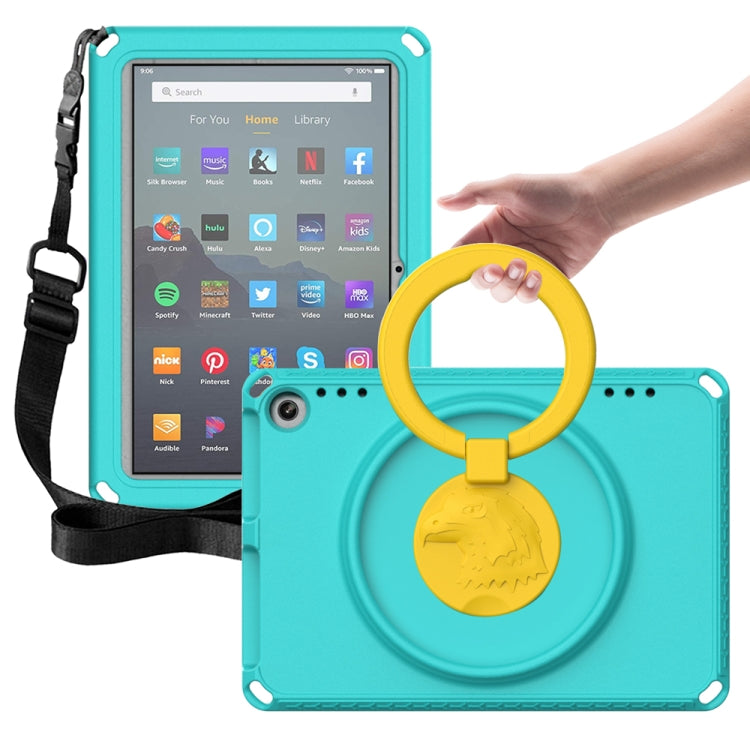 For Amazon Fire HD 8 2020 / HD 8 Plus 2022 EVA + PC Shockproof Tablet Case without Waterproof Frame(Glacier Green) - Amazon by PMC TechLife | Online Shopping South Africa | PMC TechLife | Buy Now Pay Later Mobicred