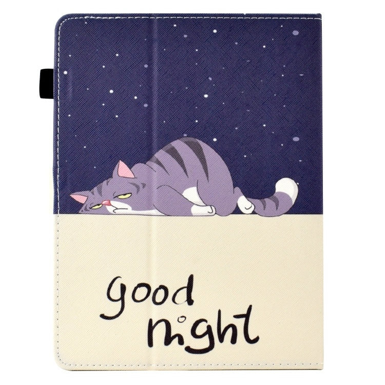 For 10 inch Tablet Electric Pressed TPU Leather Tablet Case(Lazy Cat) - 10 - 11 inch by PMC TechLife | Online Shopping South Africa | PMC TechLife | Buy Now Pay Later Mobicred