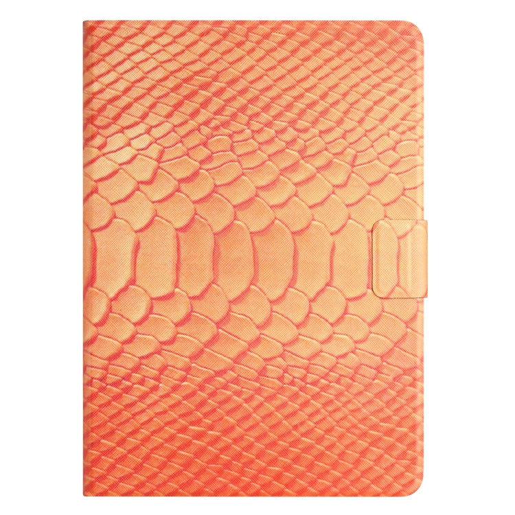 For Lenovo Tab M10 Plus Solid Color Crocodile Texture Leather Smart Tablet Case(Orange) - free shipping - PMC TechLife - Order now!