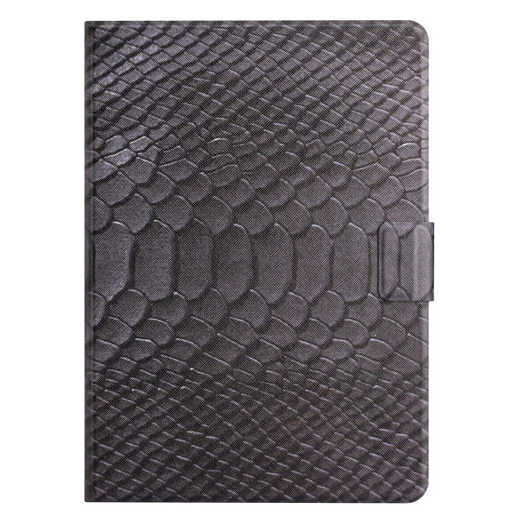 For Lenovo Tab P11 Solid Color Crocodile Texture Leather Smart Tablet Case(Black) - free shipping - PMC TechLife - Order now!