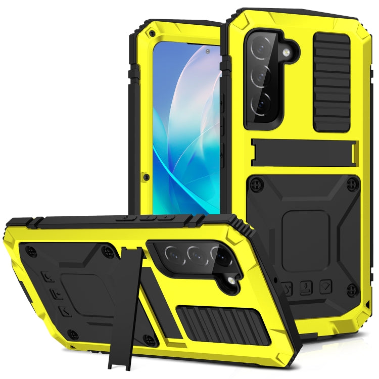 For Samsung Galaxy S23 5G R-JUST Life Waterproof Dustproof Shockproof Phone Case(Yellow) - Galaxy S23 5G Cases by R-JUST | Online Shopping South Africa | PMC Jewellery