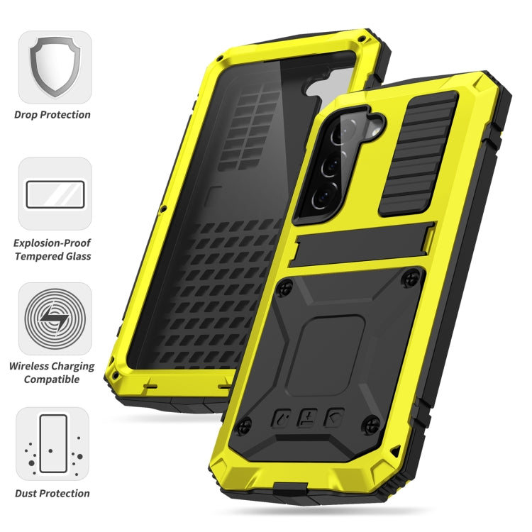 For Samsung Galaxy S23+ 5G R-JUST Life Waterproof Dustproof Shockproof Phone Case(Yellow) - Galaxy S23+ 5G Cases by R-JUST | Online Shopping South Africa | PMC Jewellery