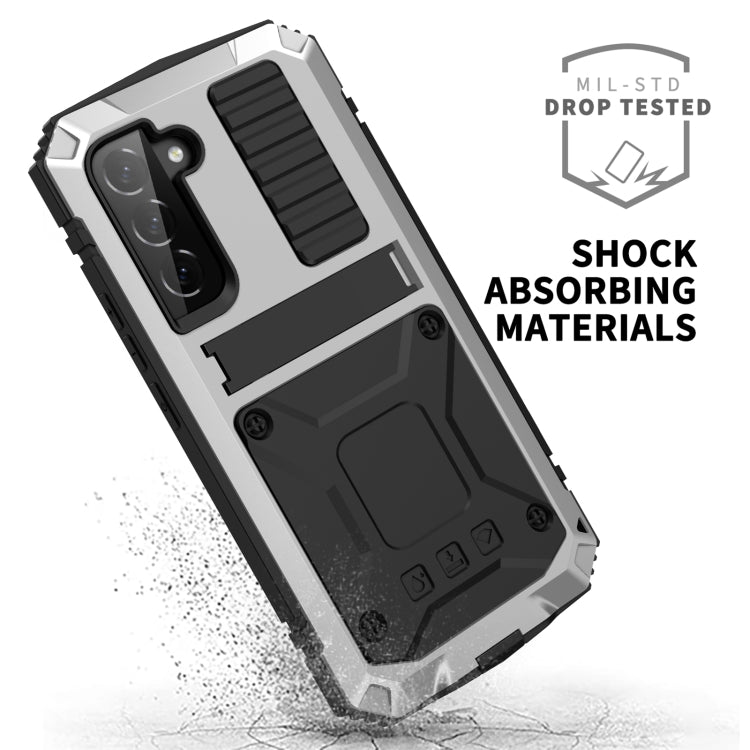 For Samsung Galaxy S23+ 5G R-JUST Life Waterproof Dustproof Shockproof Phone Case(Silver) - Galaxy S23+ 5G Cases by R-JUST | Online Shopping South Africa | PMC Jewellery