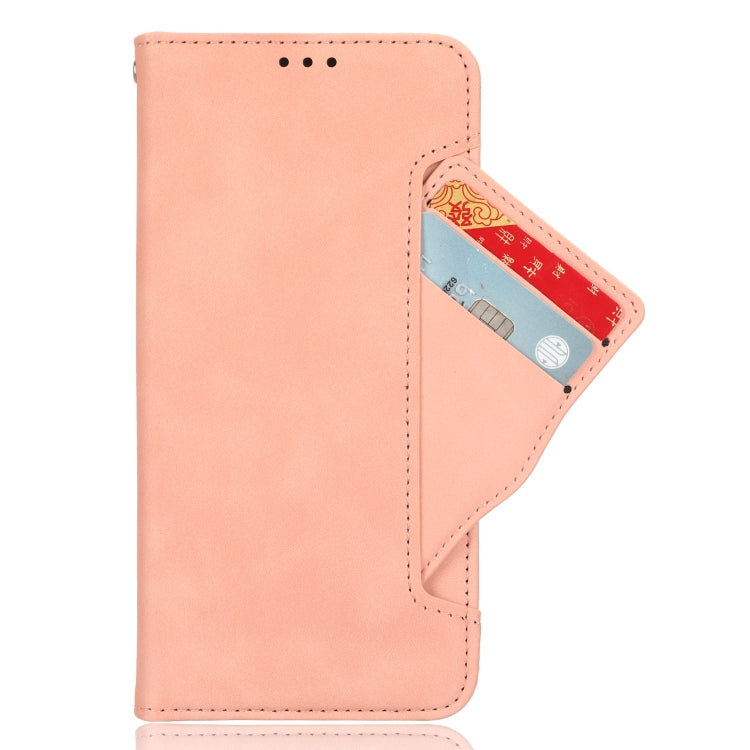 For Blackview BV5200 Skin Feel Calf Texture Card Slots Leather Phone Case(Pink) - More Brand by PMC Jewellery | Online Shopping South Africa | PMC Jewellery