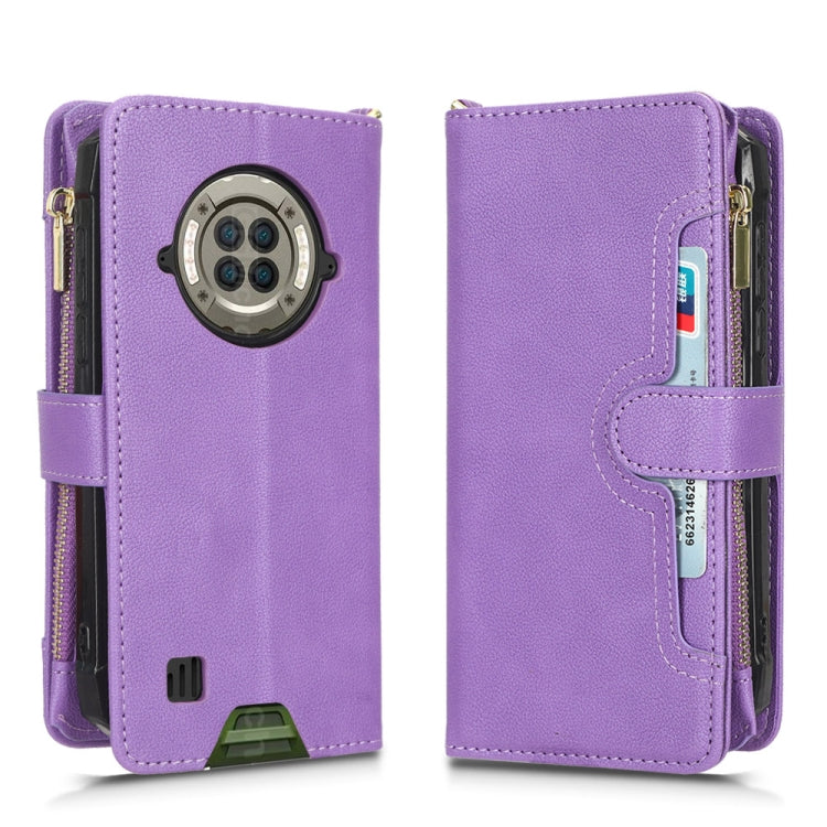 For Doogee S96 Pro Litchi Texture Zipper Leather Phone Case(Purple) - Doogee Cases by PMC Jewellery | Online Shopping South Africa | PMC Jewellery | Buy Now Pay Later Mobicred