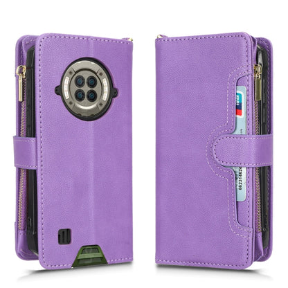 For Doogee S96 Pro Litchi Texture Zipper Leather Phone Case(Purple) - Doogee Cases by PMC Jewellery | Online Shopping South Africa | PMC Jewellery | Buy Now Pay Later Mobicred