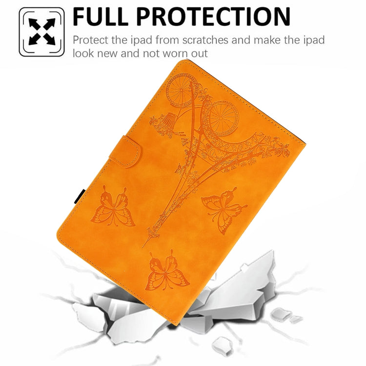 For 8 inch Tablets Tower Embossed Leather Tablet Case(Khaki) - Others by PMC TechLife | Online Shopping South Africa | PMC TechLife | Buy Now Pay Later Mobicred