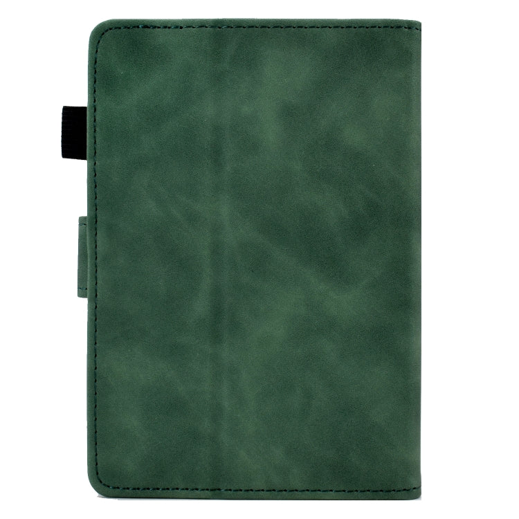 For Amazon Kindle Paperwhite 5 Tower Embossed Leather Smart Tablet Case(Green) - free shipping - PMC TechLife - Order now!