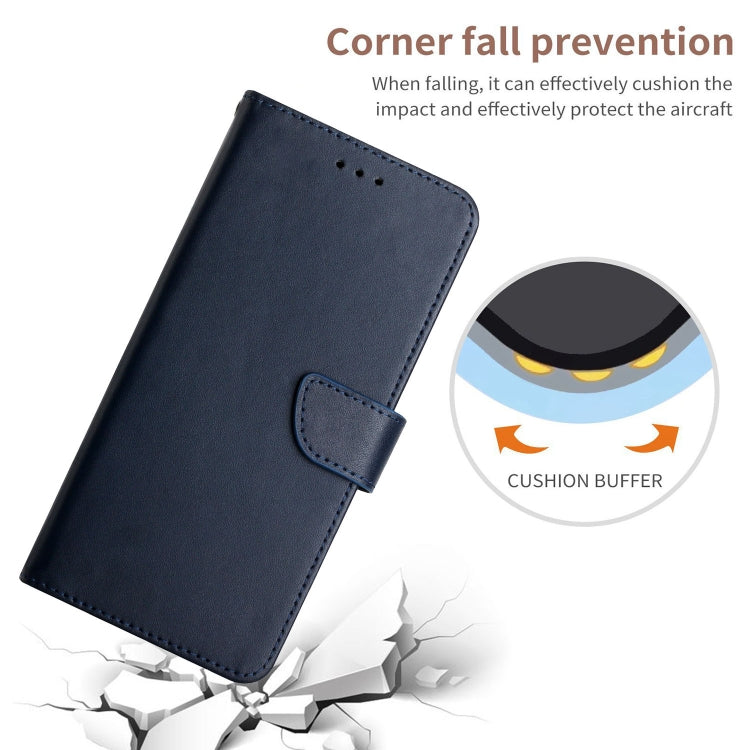 For Honor 80 SE HT02 Genuine Leather Fingerprint-proof Flip Phone Case(Blue) - free shipping - PMC TechLife - Order now!