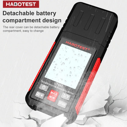 HABOTEST HT607 Portable Handheld Temperature Humidity Tester - Electronic Test by HABOTEST | Online Shopping South Africa | PMC Jewellery | Buy Now Pay Later Mobicred