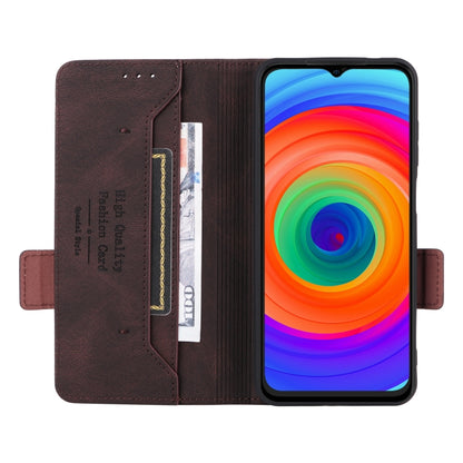 For Ulefone Note 14 Magnetic Clasp Leather Phone Case(Brown) - Ulefone Cases by PMC Jewellery | Online Shopping South Africa | PMC Jewellery | Buy Now Pay Later Mobicred