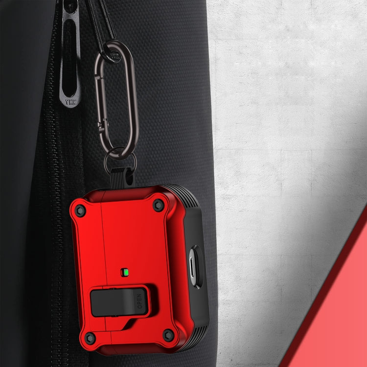 For AirPods Pro Eagle Shockproof Earphone Protective Case with Switch(Army Green) - For AirPods Pro by PMC Jewellery | Online Shopping South Africa | PMC Jewellery | Buy Now Pay Later Mobicred