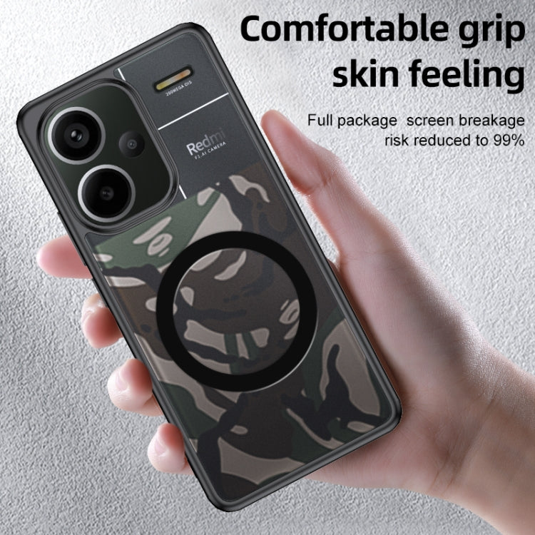 For Xiaomi Redmi Note 13 Pro+ Armor Clear TPU Hard PC Phone Case(Matte Black) - free shipping - PMC TechLife - Order now!