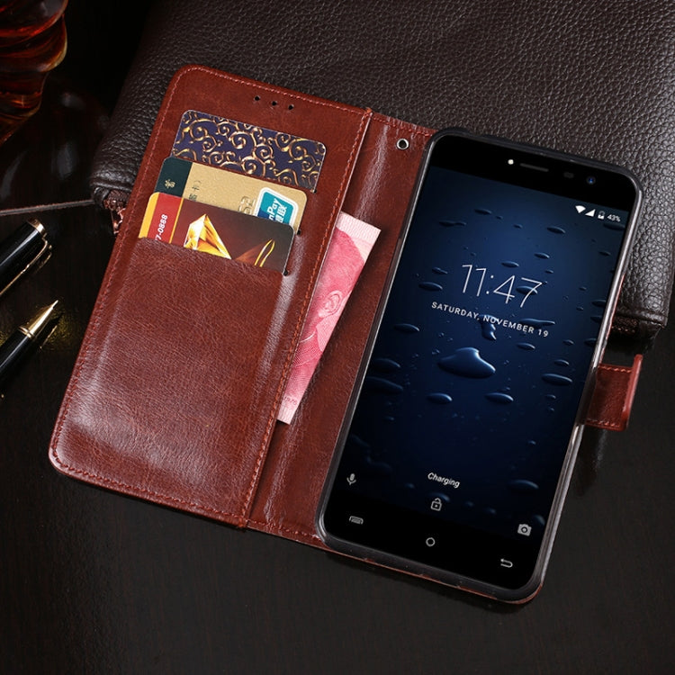 For Cubot Note Plus idewei Crazy Horse Texture Horizontal Flip Leather Case with Holder & Card Slots & Wallet(Sky Blue) - More Brand by idewei | Online Shopping South Africa | PMC Jewellery | Buy Now Pay Later Mobicred