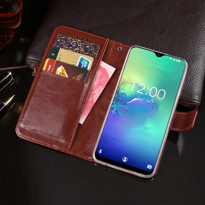 For Oukitel C15 Pro idewei  Crazy Horse Texture Horizontal Flip Leather Case with Holder & Card Slots & Wallet(Dark Blue) - More Brand by idewei | Online Shopping South Africa | PMC Jewellery | Buy Now Pay Later Mobicred