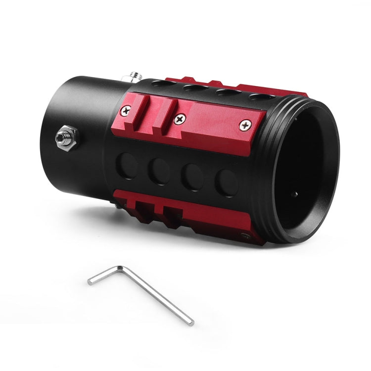 Car Modification Exhaust Pipe Tail Throat(Red) - Exhaust Pipes by PMC TechLife | Online Shopping South Africa | PMC TechLife | Buy Now Pay Later Mobicred