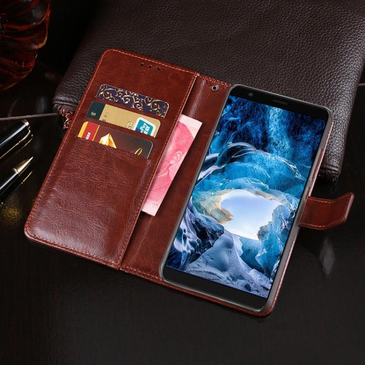 For Ulefone S1 idewei  Crazy Horse Texture Horizontal Flip Leather Case with Holder & Card Slots & Wallet(White) - Ulefone Cases by idewei | Online Shopping South Africa | PMC Jewellery | Buy Now Pay Later Mobicred