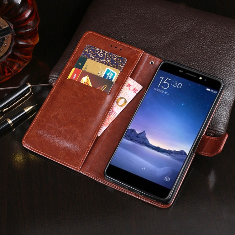 For Ulefone S8 Pro idewei  Crazy Horse Texture Horizontal Flip Leather Case with Holder & Card Slots & Wallet(Brown) - More Brand by idewei | Online Shopping South Africa | PMC Jewellery | Buy Now Pay Later Mobicred