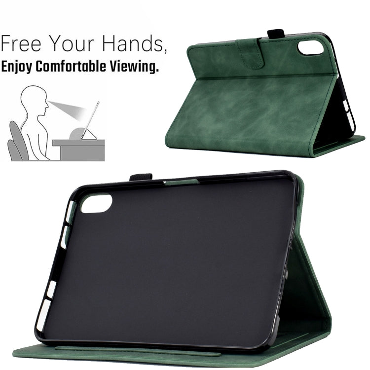 For Lenovo Tab P11 Peony Butterfly Embossed Leather Smart Tablet Case(Green) - free shipping - PMC TechLife - Order now!