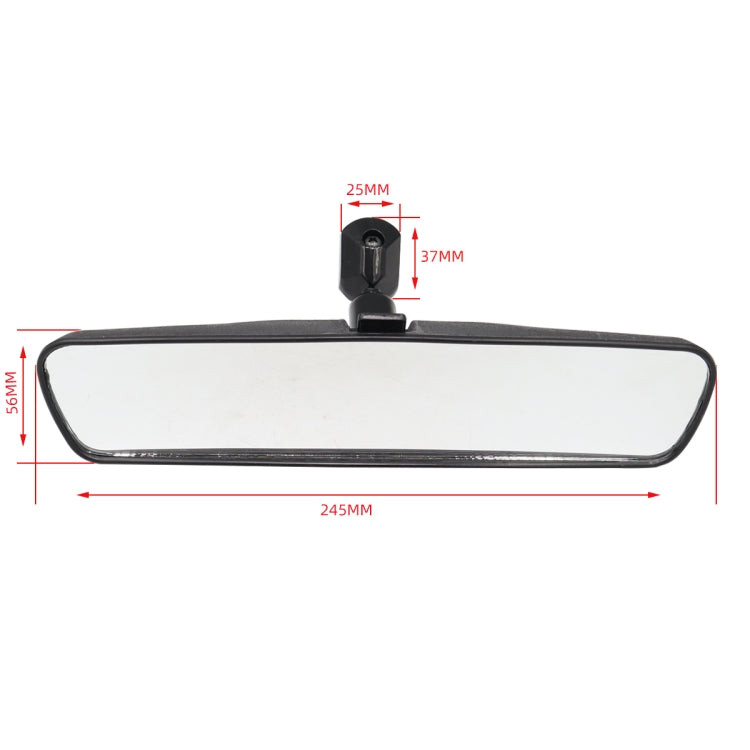10 inch Car Modified Large Field View Reflective Auxiliary Rearview Mirror - Interior Mirrors by PMC TechLife | Online Shopping South Africa | PMC TechLife | Buy Now Pay Later Mobicred