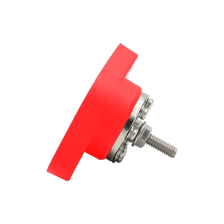 1/4 inch M6 RV Yacht 8-way Terminal Stud with 2 M5x20 Screws(Red) - Booster Cable & Clip by PMC TechLife | Online Shopping South Africa | PMC TechLife | Buy Now Pay Later Mobicred
