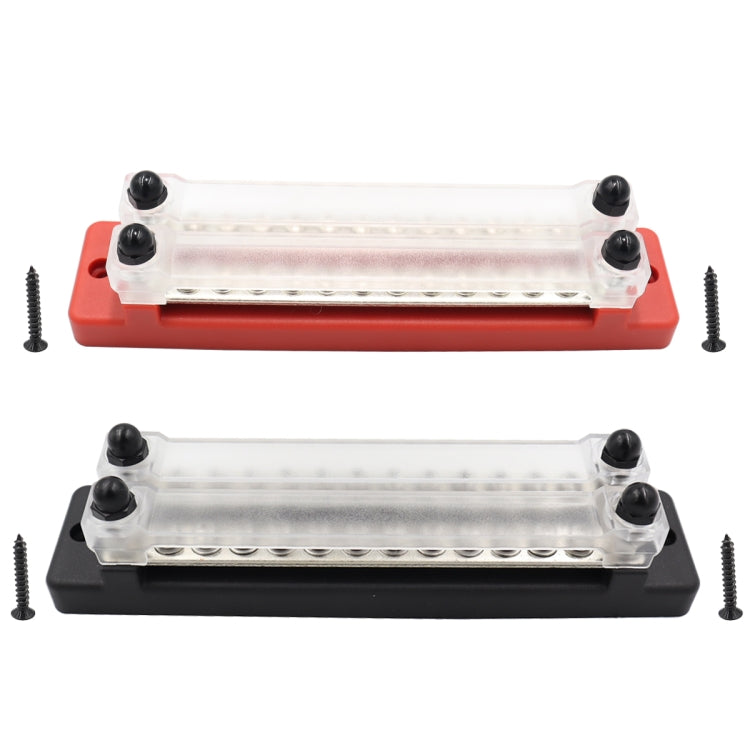 CP-3111 1 Pair 150A 12-48V RV Yacht Double-row 12-way Busbar - Booster Cable & Clip by PMC TechLife | Online Shopping South Africa | PMC TechLife | Buy Now Pay Later Mobicred