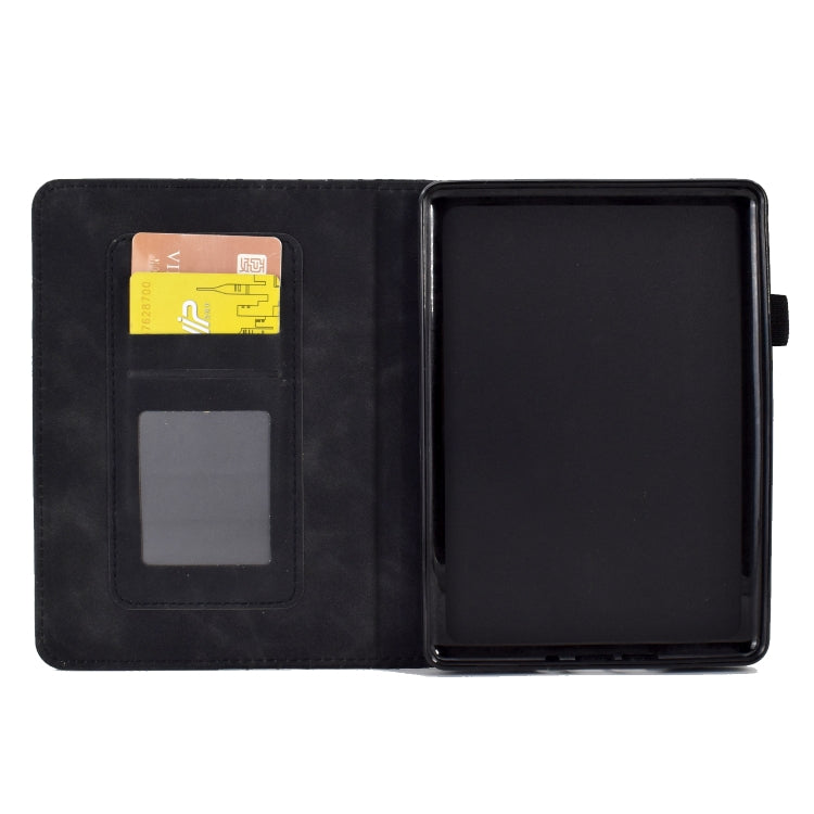 For Amazon Kindle Lite 2022 Rhombus Embossed Leather Tablet Case(Black) - Amazon by PMC TechLife | Online Shopping South Africa | PMC TechLife | Buy Now Pay Later Mobicred