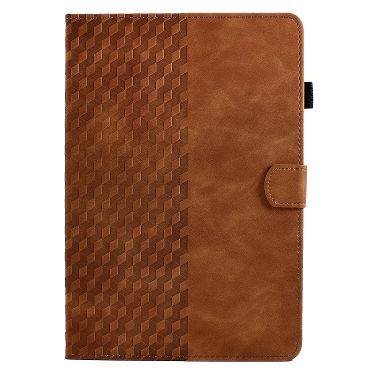For Amazon Kindle PaperWhite 5 2021 Rhombus Embossed Leather Tablet Case(Brown) - Amazon by PMC TechLife | Online Shopping South Africa | PMC TechLife | Buy Now Pay Later Mobicred