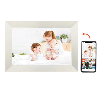 10.1 inch IPS Display WiFi Cloud Photo Frame, RK3126C Quad Core up to 1.5GHz, 1GB+16GB, Power Plug:EU Plug(White) - 11 inch Below by PMC Jewellery | Online Shopping South Africa | PMC Jewellery | Buy Now Pay Later Mobicred