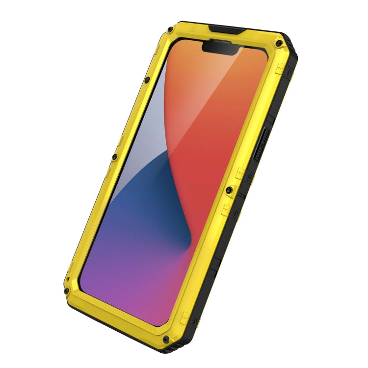 For iPhone 14 Plus RedPepper Wolf 360 Full Body Rugged Life Waterproof Phone Case(Yellow) - free shipping - PMc TechLife - Order now!