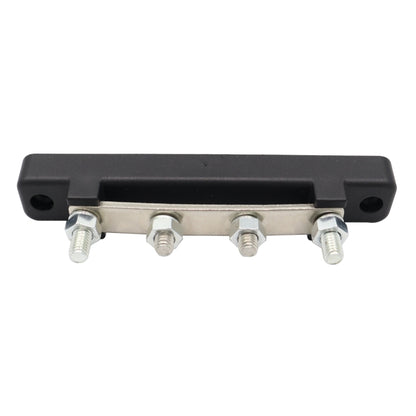 CP-3116-02 150A 12-48V RV Yacht Single-row 2-way Busbar(Black) - Booster Cable & Clip by PMC Jewellery | Online Shopping South Africa | PMC Jewellery | Buy Now Pay Later Mobicred