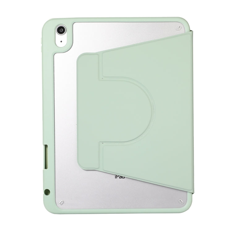 2 in 1 Acrylic Split Rotating Leather Tablet Case For iPad Air 13 2024 / iPad Pro 12.9 2022 / 2020 / 2021 / 2018(Matcha Green) - iPad Pro 12.9 (2022/2021) Cases by PMC Jewellery | Online Shopping South Africa | PMC Jewellery | Buy Now Pay Later Mobicred