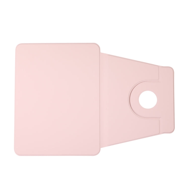 2 in 1 Acrylic Split Rotating Leather Tablet Case For iPad Air 13 2025 / 2024 / iPad Pro 12.9 2022 / 2020 / 2021 / 2018(Pink) - iPad Pro 12.9 (2022/2021) Cases by PMC TechLife | Online Shopping South Africa | PMC TechLife | Buy Now Pay Later Mobicred