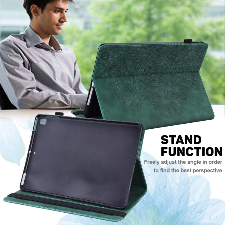 For Lenovo Tab P11 Pro Gen 2 Peacock Embossed Pattern Leather Tablet Case(Green) - Lenovo by PMC TechLife | Online Shopping South Africa | PMC TechLife | Buy Now Pay Later Mobicred