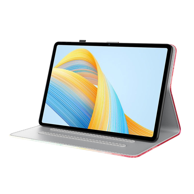 For Honor Pad V8 Pro Watercolor Pattern Flip Leather Tablet Case(Spring Cherry) - Lenovo by PMC TechLife | Online Shopping South Africa | PMC TechLife | Buy Now Pay Later Mobicred