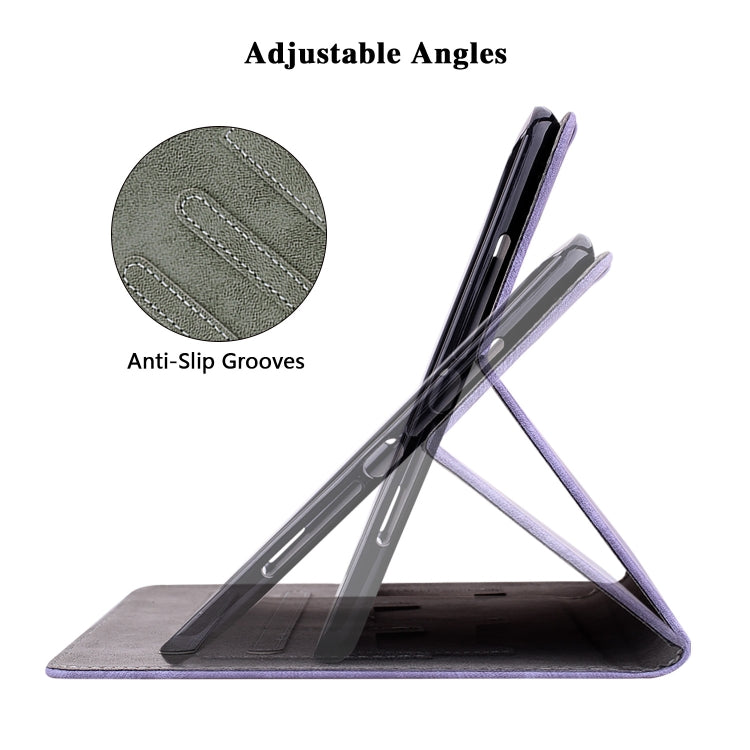 For Honor Pad V8 Pro Tiger Pattern Flip Leather Tablet Case(Purple) - Honor by PMC TechLife | Online Shopping South Africa | PMC TechLife | Buy Now Pay Later Mobicred