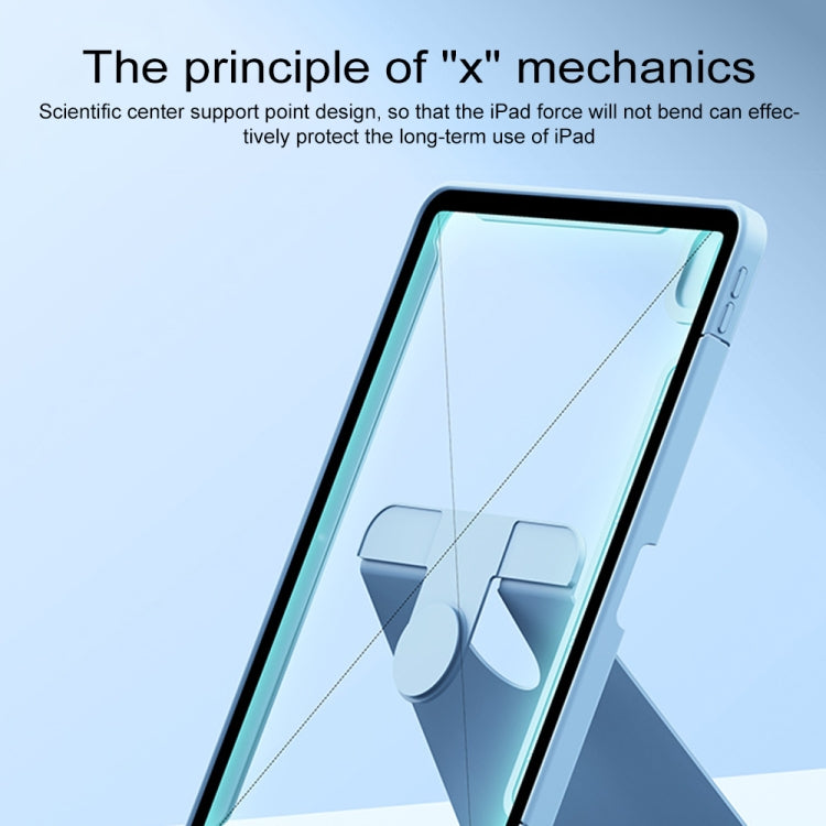 For Huawei MatePad 10.8 Detachable Rotating Leather Tablet Case(Blue) - Huawei by PMC TechLife | Online Shopping South Africa | PMC TechLife | Buy Now Pay Later Mobicred