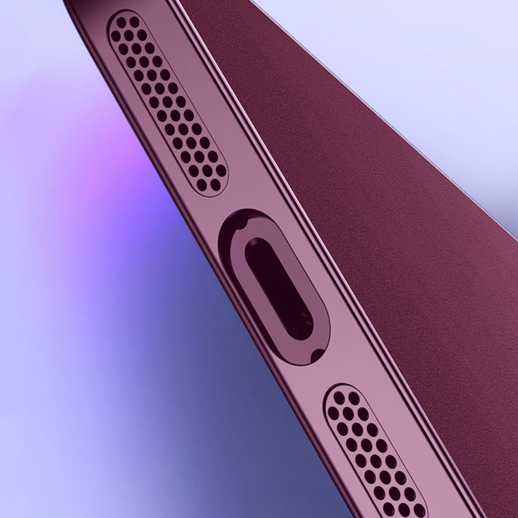 For iPhone 14 Pro R-JUST RH05 Magnetic Leather Metal Phone Case(Silver) - iPhone 14 Pro Cases by R-JUST | Online Shopping South Africa | PMC TechLife | Buy Now Pay Later Mobicred