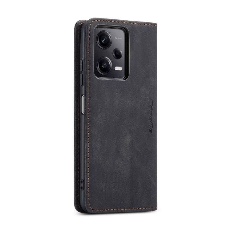 For Xiaomi Redmi Note 12 Pro 5G / Poco X5 Pro CaseMe 013 Multifunctional Horizontal Flip Leather Phone Case(Black) - Xiaomi Cases by CaseMe | Online Shopping South Africa | PMC Jewellery | Buy Now Pay Later Mobicred