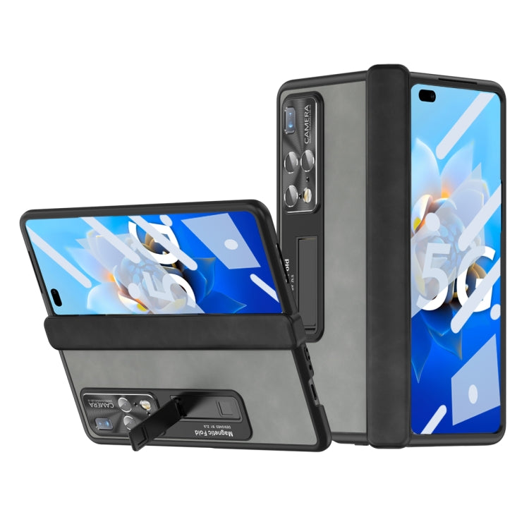 For Huawei Mate X2 5G Napa Texture All-inclusive Phone Case(White) - Huawei Cases by PMC TechLife | Online Shopping South Africa | PMC TechLife | Buy Now Pay Later Mobicred