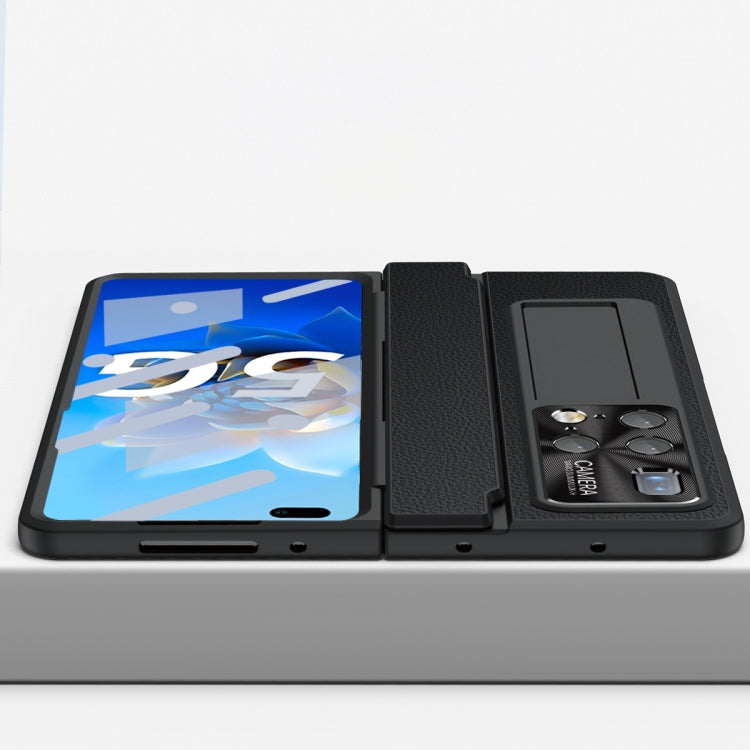 For Huawei Mate X2 Integrated Full Coverage Phone Case with Hinge(Gold+Blue) - Huawei Cases by PMC TechLife | Online Shopping South Africa | PMC TechLife | Buy Now Pay Later Mobicred