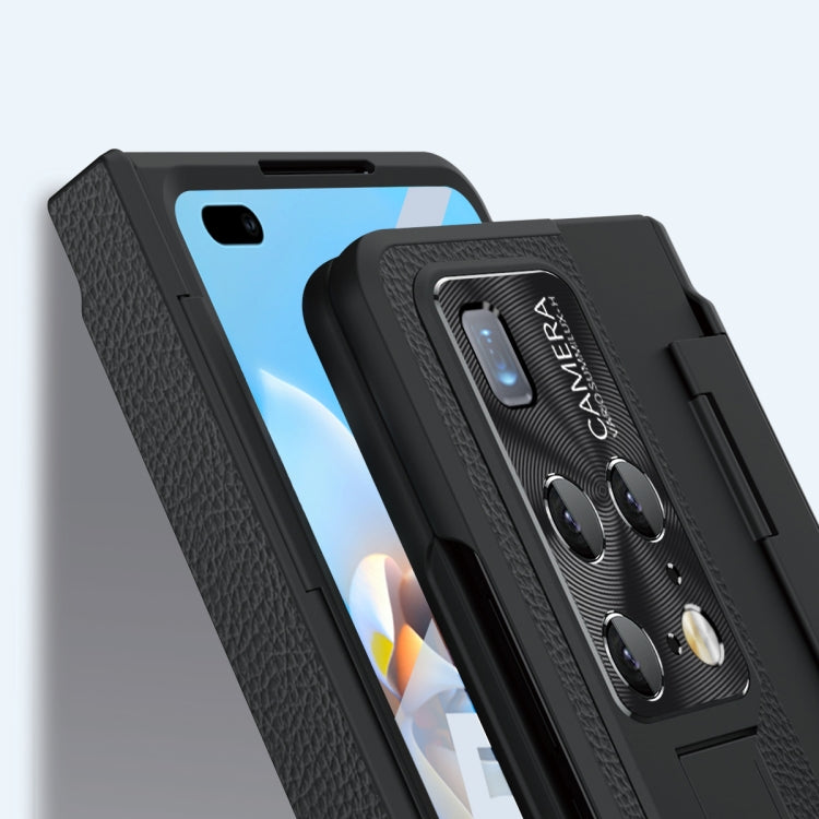 For Huawei Mate X2 Integrated Full Coverage Phone Case with Hinge(Gold+Blue) - Huawei Cases by PMC TechLife | Online Shopping South Africa | PMC TechLife | Buy Now Pay Later Mobicred