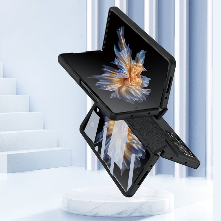 For Honor Magic Vs Integrated Full Coverage Phone Case with Hinge(Gold+Pink) - Honor Cases by PMC TechLife | Online Shopping South Africa | PMC TechLife | Buy Now Pay Later Mobicred