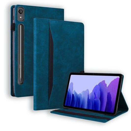 For Lenovo Tab P11 Pro Gen 2 Business Shockproof Horizontal Flip Leather Tablet Case(Blue) - Lenovo by PMC Jewellery | Online Shopping South Africa | PMC Jewellery | Buy Now Pay Later Mobicred