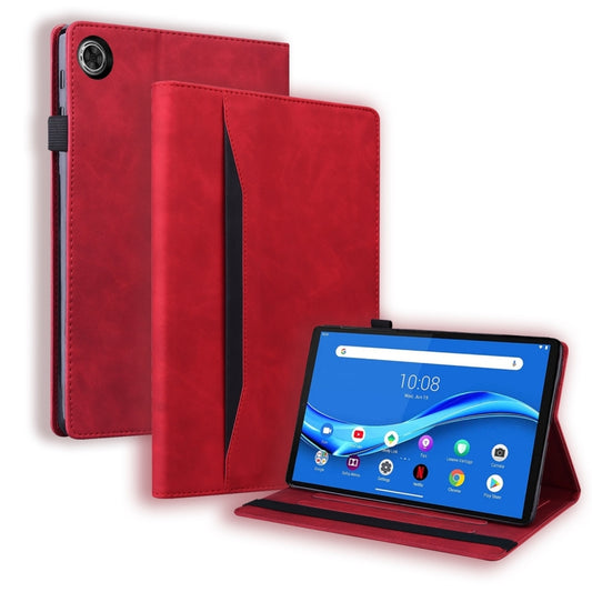 For Lenovo Tab M10 Plus 10.6 3rd Gen 2022 Business Shockproof Horizontal Flip Leather Tablet Case(Red) - Lenovo by PMC Jewellery | Online Shopping South Africa | PMC Jewellery | Buy Now Pay Later Mobicred